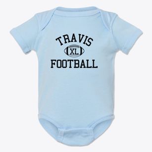 Travis Education Center High School Classic Football Baby Onesie