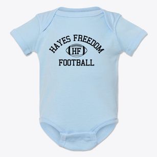 Hayes Freedom High School Classic Football Baby Onesie