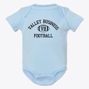 Valley Business High School Classic Football Baby Onesie
