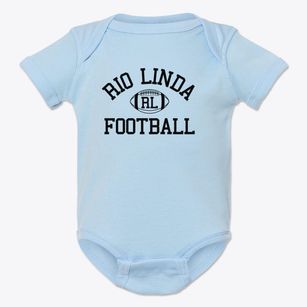 Rio Linda High School Classic Football Baby Onesie