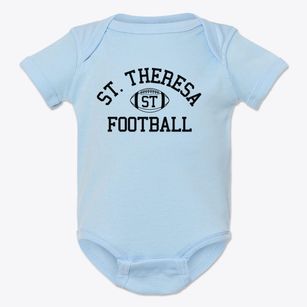 St. Theresa School Classic Football Baby Onesie