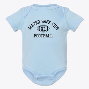 Water Safe Kids Classic Football Baby Onesie