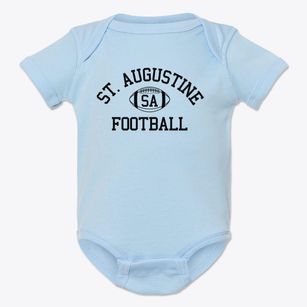 Saint Augustine High School Classic Football Baby Onesie
