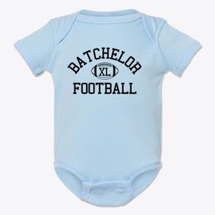 Batchelor High School Classic Football Baby Onesie