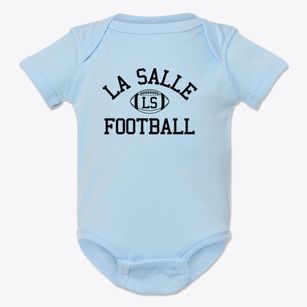 La Salle High School Classic Football Baby Onesie