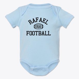 Rafael Hernandez School Classic Football Baby Onesie