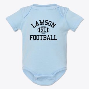 Lawson High School Classic Football Baby Onesie