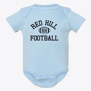 Red Hill Lutheran School Classic Football Baby Onesie