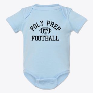 Poly Prep Country Day School Classic Football Baby Onesie