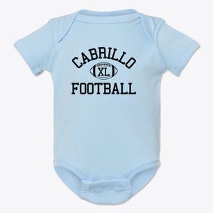 Cabrillo High School Classic Football Baby Onesie