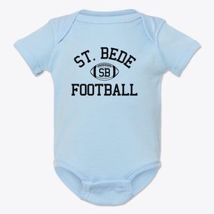 St. Bede School Classic Football Baby Onesie