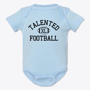 Talented & Gifted Magnet High School Classic Football Baby Onesie