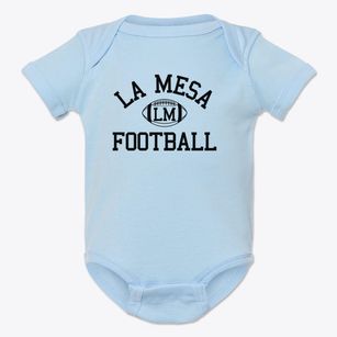 La Mesa Junior High School Classic Football Baby Onesie