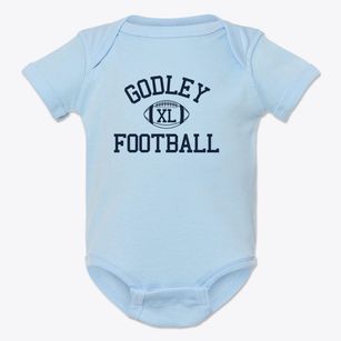 Godley High School Classic Football Baby Onesie