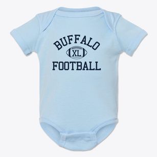 Buffalo High School Classic Football Baby Onesie