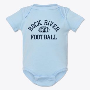 Rock River School Classic Football Baby Onesie