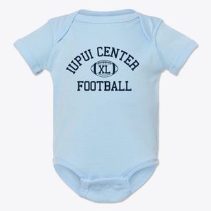 Iupui Center For Young Children Classic Football Baby Onesie