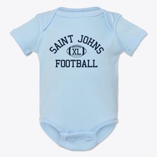 Saint Johns Catholic School Classic Football Baby Onesie