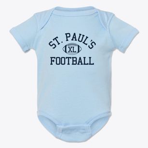 Saint Paul's Episcopal Day School Classic Football Baby Onesie