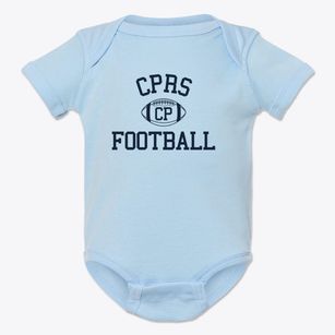 Center Place Restoration School Classic Football Baby Onesie