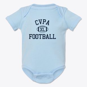 Central Visual & Performing Arts High Classic Football Baby Onesie