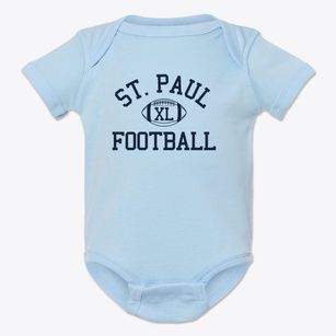 Saint Paul Lutheran School Classic Football Baby Onesie