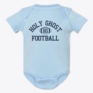 Holy Ghost Catholic School Classic Football Baby Onesie
