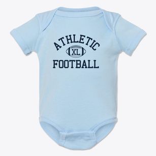 Athletic High School Classic Football Baby Onesie