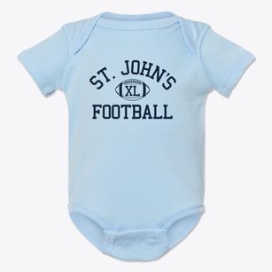 Saint John's Lutheran Day School Classic Football Baby Onesie