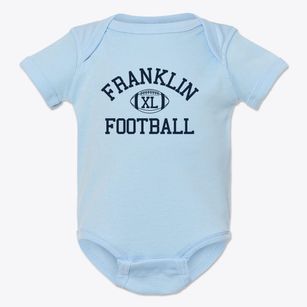 The Franklin School Of Innovation Classic Football Baby Onesie
