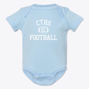 Dr. Kirk Lewis Career & Technical High School Classic Football Baby Onesie