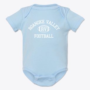 Roanoke Valley Christian Schools Classic Football Baby Onesie