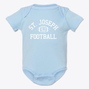 Saint Joseph School Classic Football Baby Onesie