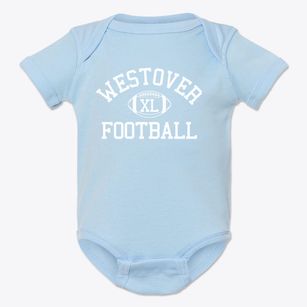 Westover School Classic Football Baby Onesie