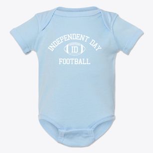 Independent Day School Classic Football Baby Onesie