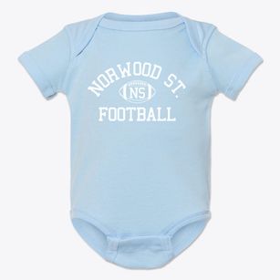 Norwood St. Classic Football Baby Onesie