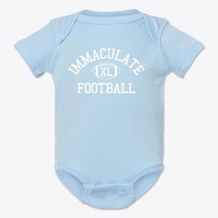Immaculate Heart Of Mary School Classic Football Baby Onesie