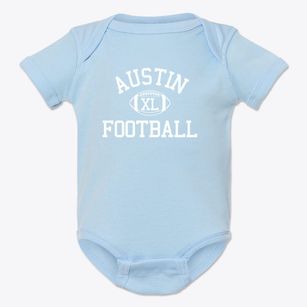 Austin High School Classic Football Baby Onesie