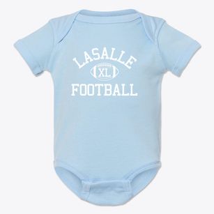 Lasalle School Classic Football Baby Onesie