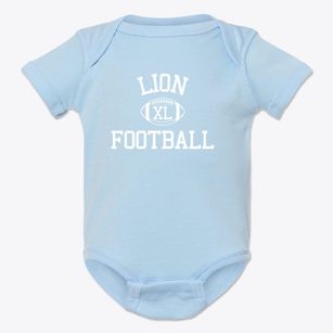 Leaders In Our Neighborhood Charter School Classic Football Baby Onesie