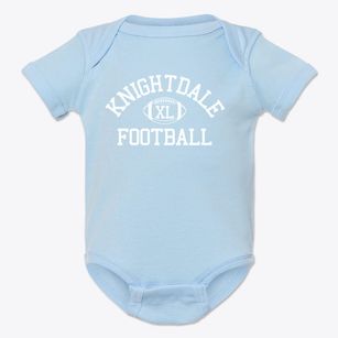 Knightdale High School Of Collaborative Design Classic Football Baby Onesie