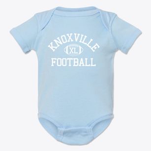 Knoxville Montessori School Classic Football Baby Onesie