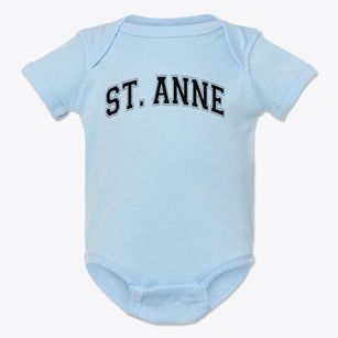 Saint Anne School Varsity Arch Baby Onesie