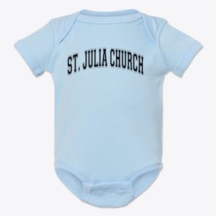 St Julia Church Varsity Arch Baby Onesie