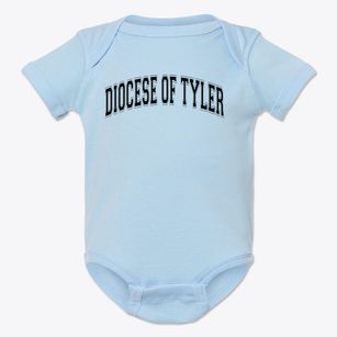 Diocese Of Tyler Varsity Arch Baby Onesie