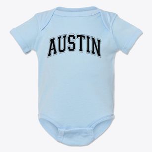 Austin Elementary School Varsity Arch Baby Onesie