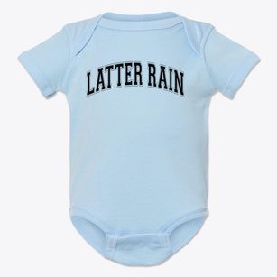 Latter Rain Christian Varsity Arch Baby Onesie