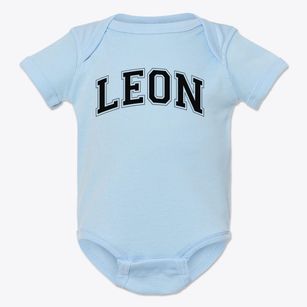 Leon Junior High School Varsity Arch Baby Onesie