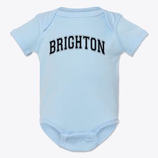 Brighton Elementary School Varsity Arch Baby Onesie