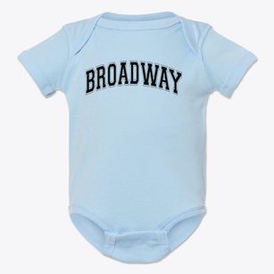Broadway High School Varsity Arch Baby Onesie